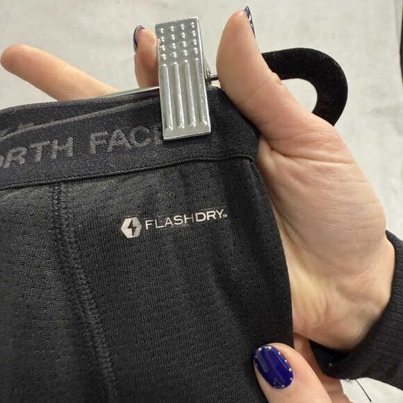 The North Face Pants Womens Large Black FlashDry Base Layer Thermal Leggings - Picture 6 of 12